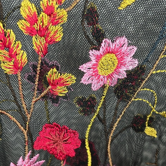 Zara xs/small shear embroidered dress - Picture 4 of 6